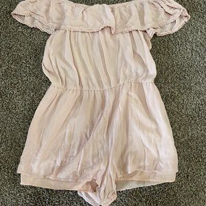 Charlotte Russe Off-Shoulder Romper